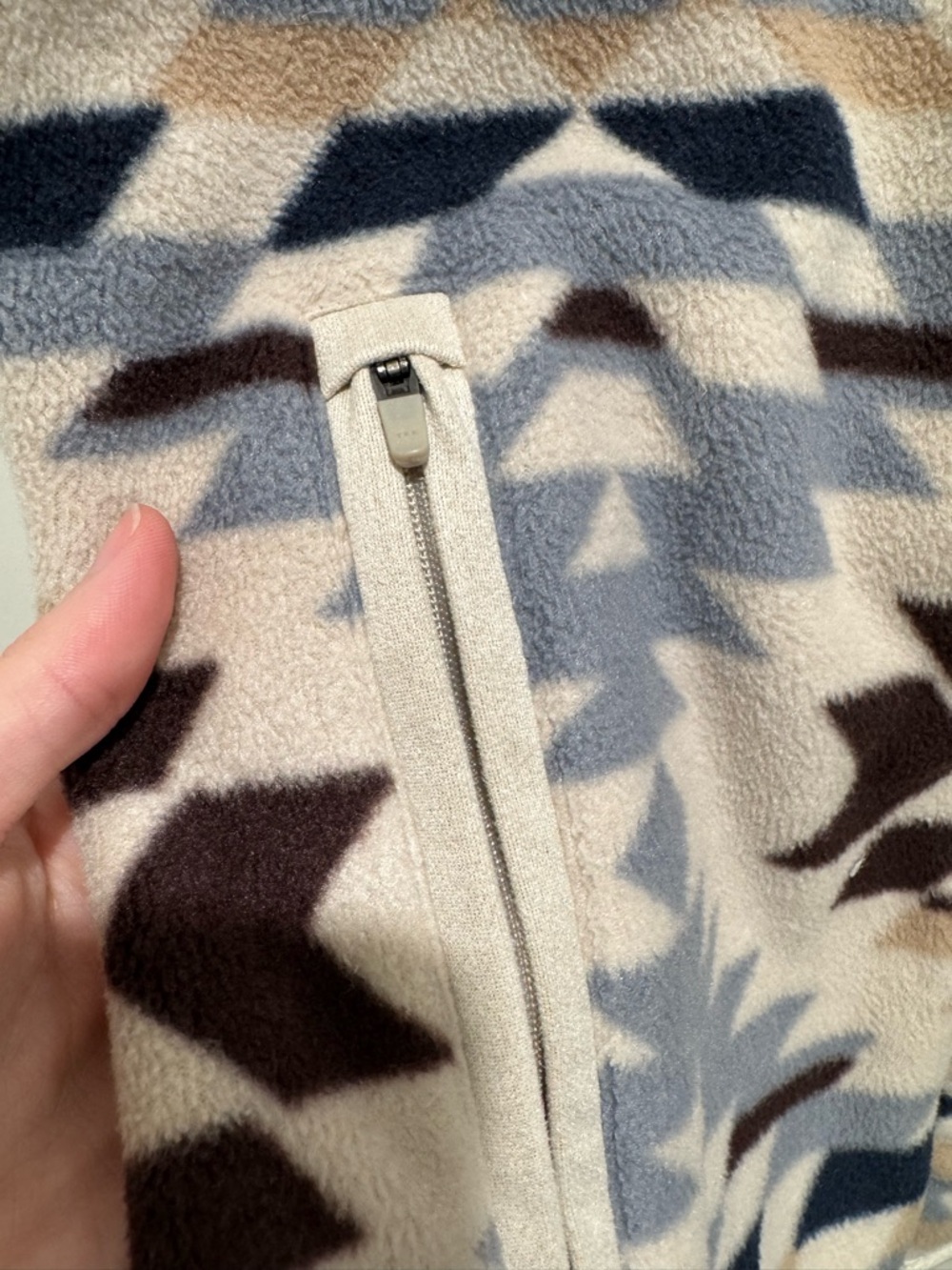 Shyanne Southwestern Aztec Fleece Vest‎ Snap Front Western Print XS - Picture 8 of 16